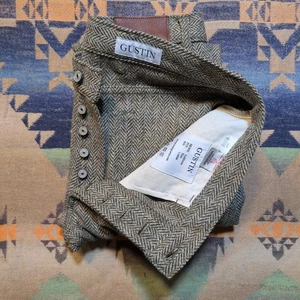 Gustin Harris Tweed Slim Fit Pants Size 36 - Made in California - Picture 1 of 16