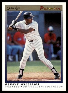 1991 O-Pee-Chee Premier Bernie Williams New York Yankees #128 - Picture 1 of 2