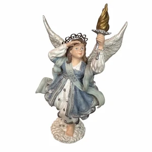 Angels Beside Me Dawn Guardian of the New Millennium 2000 disegni a guscio di noce vintage - Foto 1 di 13