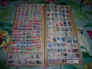 100 bottes de 100 timbres Français oblitérés cote plus de 2500 eur