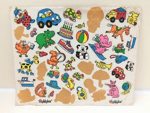 Vintage HIGHLIGHTS Stickers (80's) Partial Sheet of 35 - Retro Kids - Picture 1 of 7