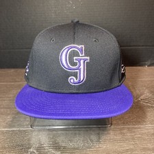A-Flex Grand Junction Rockies M/L Fitted Hat Cap MLB MiLB