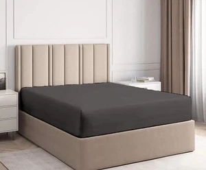 Premium Hotel Quality 800 Thread Count 100% Organic Cotton 1 Fitted Sheet Only S - Picture 1 of 8