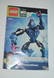 LEGO 2010 BEN 10 ALIEN FORCE - 8411 CHROMASTONE INSTRUCTION MANUAL ONLY !! - Picture 1 of 3