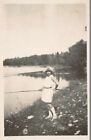 Photo Family - Young Girl to The Fishing - Early of / The Century