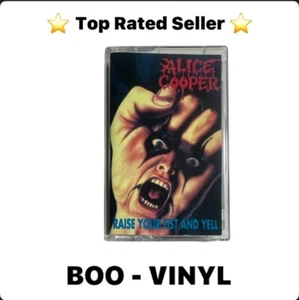 Alice Cooper - Raise Your Fist And Yell Rare Turkish Issue Cassette Tape EX / EX - Picture 1 of 7