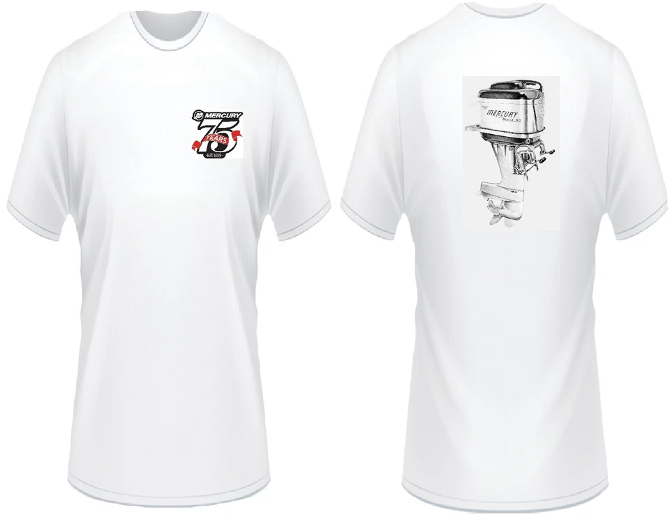Camiseta Mercury Outboards 75 años Foto 1 de 1