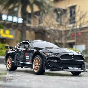 1:24 Ford Mustang Shelby GT500 Car Toy Alloy Sport Diecast Light Alloy Kid Gift