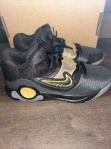 🔥SZ 10 New Nike KD Trey 5 X Basketball Shoes Black/Metallic Gold DD9538-010 - Picture 1 of 8