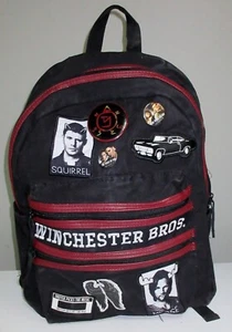 Rare Supernatural TV Series Winchester Brothers Red and Black Backpack LOOK! - Picture 1 of 12