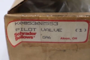NEW SCHRADER-BELLOWS K085302553 PILOT VALVE STOCK 5883 - Picture 1 of 2