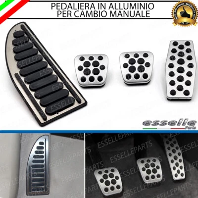 SET PEDALIERA COPRIPEDALI COPRI PEDALI COMPLETO CAMBIO MANUALE OPEL MOKKA - Immagine 1 di 4