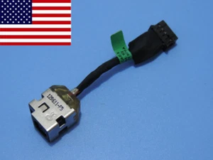 DC POWER JACK IN CABLE Harness for HP ENVY 17-3077nr 17-3090nr Socket - Picture 1 of 4