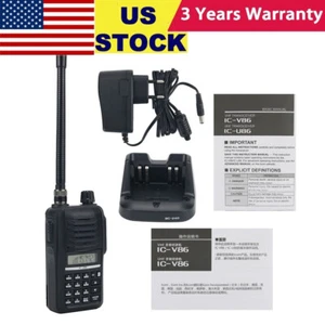 IC-V86 7W 10KM 136-174MHz Transceiver Walkie Talkie VHF Radio 207CH 【US】 - Picture 1 of 10