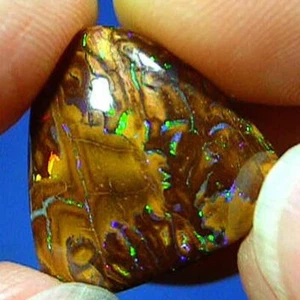 Venas llenas de color * ópalo de hombro de coroita sólido australiano natural de 21 quilates * video - Imagen 1 de 1