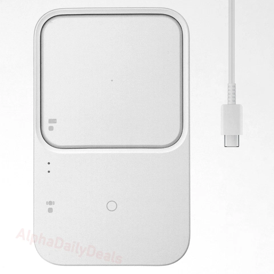 Samsung 15W Duo Fast Wireless Charger pad with Cable Only EP-P5400CWEGUS