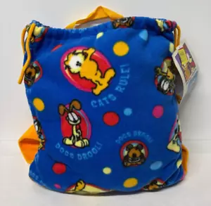 Garfield und ODIE FLEECE DECKE SACK/RUCKSACK NEU MIT ETIKETT - Bild 1 von 5