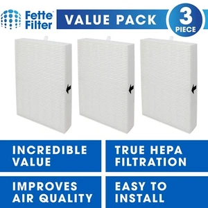 3 Pack of Premium True HEPA H13 Filter R Compatible with Honeywell Filter R - Picture 1 of 8