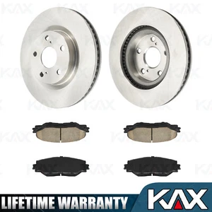 Pair Front Brake Rotors Brake Pad for Scion tC 2011-2016 Toyota Matrix 2009-2013 - Picture 1 of 12