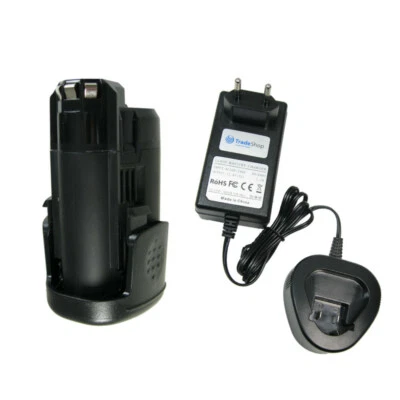 Set: Li-Ion Akku 10,8V 1500mAh + Ladegerät für Dremel 8200 8300 (Multi Max) 8220 - Bild 1 von 4