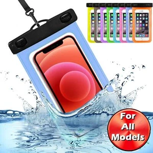 Swimming Waterproof Underwater Case Cover Dry Bag Pouch Lanyard for Mobile Phone - Picture 1 of 20