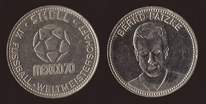 SHELL MEXICO 70 BERND PATZKE - GETTONE MEDAGLIA (mm.29) - Bild 1 von 1