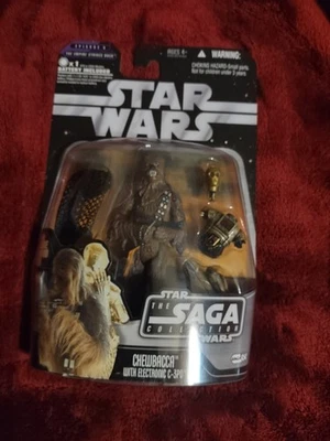 Star Wars SAGA Collection Action Figure ESB Chewbacca w/Electronic C-3PO #54 - Image 1 of 2