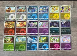 Pokemon S-chinese Gem Pack 2 2025 cbb2c Eevee Evolution juego de 18 cartas Holo casi nuevo - Imagen 1 de 2