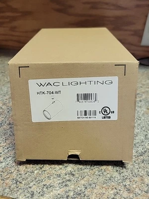 Cabezal de vía de voltaje de línea WAC LTK-704-WT serie L - blanco Foto 1 de 3