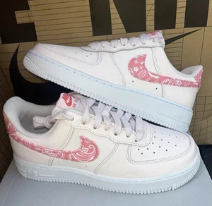 NEW Nike Air Force 1 Low '07 'Pink Paisley' FD1448 664 NBY Womens Size 9 - Picture 1 of 6