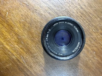 Minolta MD Rokkor-X 45 mm 1:2 buen estado PROBADO Foto 1 de 4