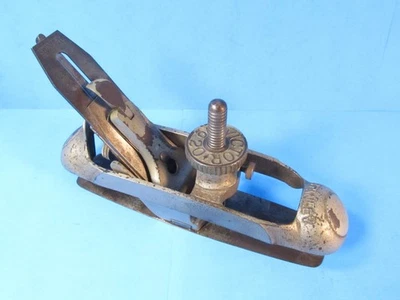 nice Type 1 Stanley Victor No 20 circular or compass wood plane w/ 1893 patent - Image 1 of 4