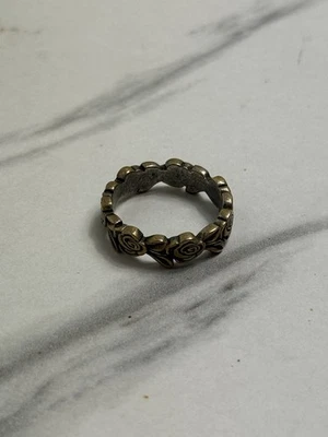 Anel James Avery prata esterlina 925 rosa eternidade tamanho 7,5 - Imagem 1 de 4