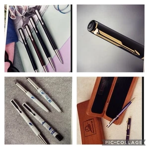 Vintage 7 Parker Kugelschreiber Werbung Profi Fotos 8 x 10 Farbe - Bild 1 von 11