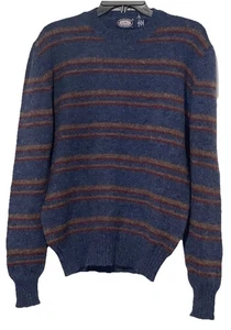Knights Bridge Men’s Multi Color Heavy Wool Sweater Size XL Made In Scotland - Picture 1 of 6