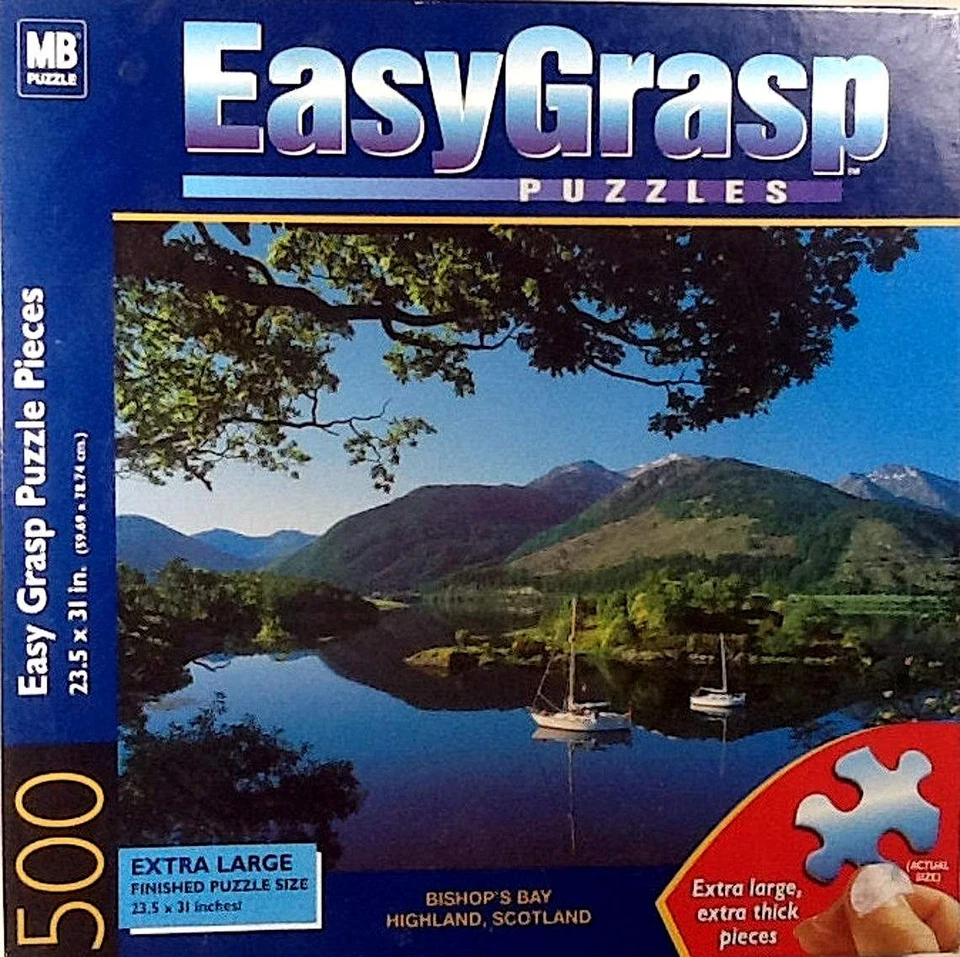 Bishop's Bay Highland Scotland 500 pc 23.5" X 31" Milton Bradley Puzzle - Image 1 of 1