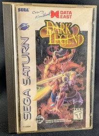Dark Legend Data East Sega Saturn CIB w/ MANUAL