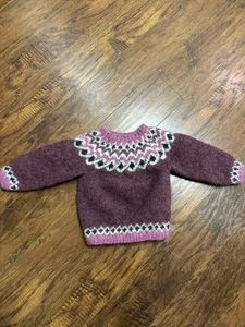 Children’s Girls Nordic Store Icelandic Wool Sweater 4 Years - Picture 1 of 6