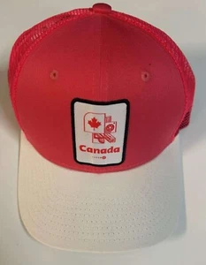 Men's Hat One Size Canada Fifa 2022 Qatar World Cup Soccer SnapBack Red New - Picture 1 of 2