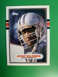 1989 Topps Jesse Solomon #57T Dallas Cowboys - Picture 1 of 2