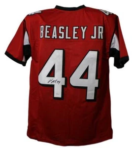 Vic Beasley Autographed/Signed Atlanta Falcons XL Red Jersey JSA 21904 - Picture 1 of 3