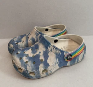 Crocs Kids Simpsons Cayman Graphic Boys Girls Summer Slip On Sandals Clogs Sz J1 - Picture 1 of 8