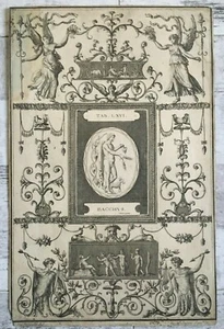 Giovanni Maria CASSINI (1745-1824) Bacchus Dieu du Vin Anges filigrane - Imagen 1 de 12