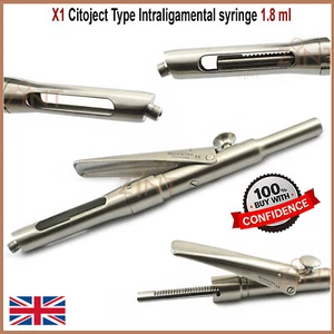 Jeringa Inyección Anestesia Dentista Intraligamental Tipo Citoject 1,8 ml Nueva  - Imagen 1 de 3