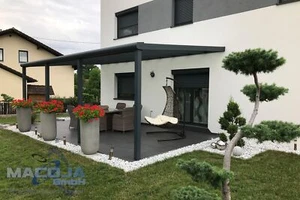 Terrassendach Alu 5 m breit 10 mm VSG Terrassenüberdachung Glas Carport DARI - Bild 1 von 12
