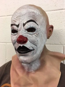 2 Guns Clown Mask Halloween Fancy Dress Costume Two Bank Robber Heist Costume - Picture 1 of 3