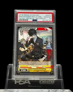 2018 Weiss Schwarz Persona 5 Spring Fest Protagonist Ryuji Ann - PSA 10 GEM MINT - Picture 1 of 1