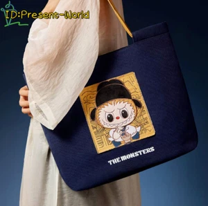 POP MART THE MONSTERS Let's Have Fun Series-Borsa in tela borsa a tracolla borsa LABUBU - Foto 1 di 4