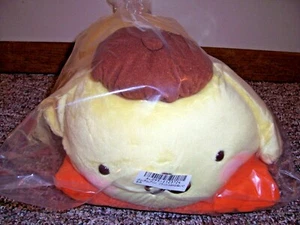 Neu mit Etikett 12 Zoll Pompompurin Pompom Purin Welpe Hund Plüsch liegendes Kissen Toreba Sanrio - Bild 1 von 6