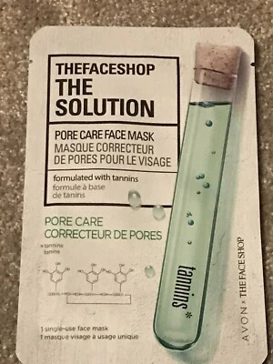 Mascarilla facial Avon The Face Shop The Solution para el cuidado de los poros Foto 1 de 4